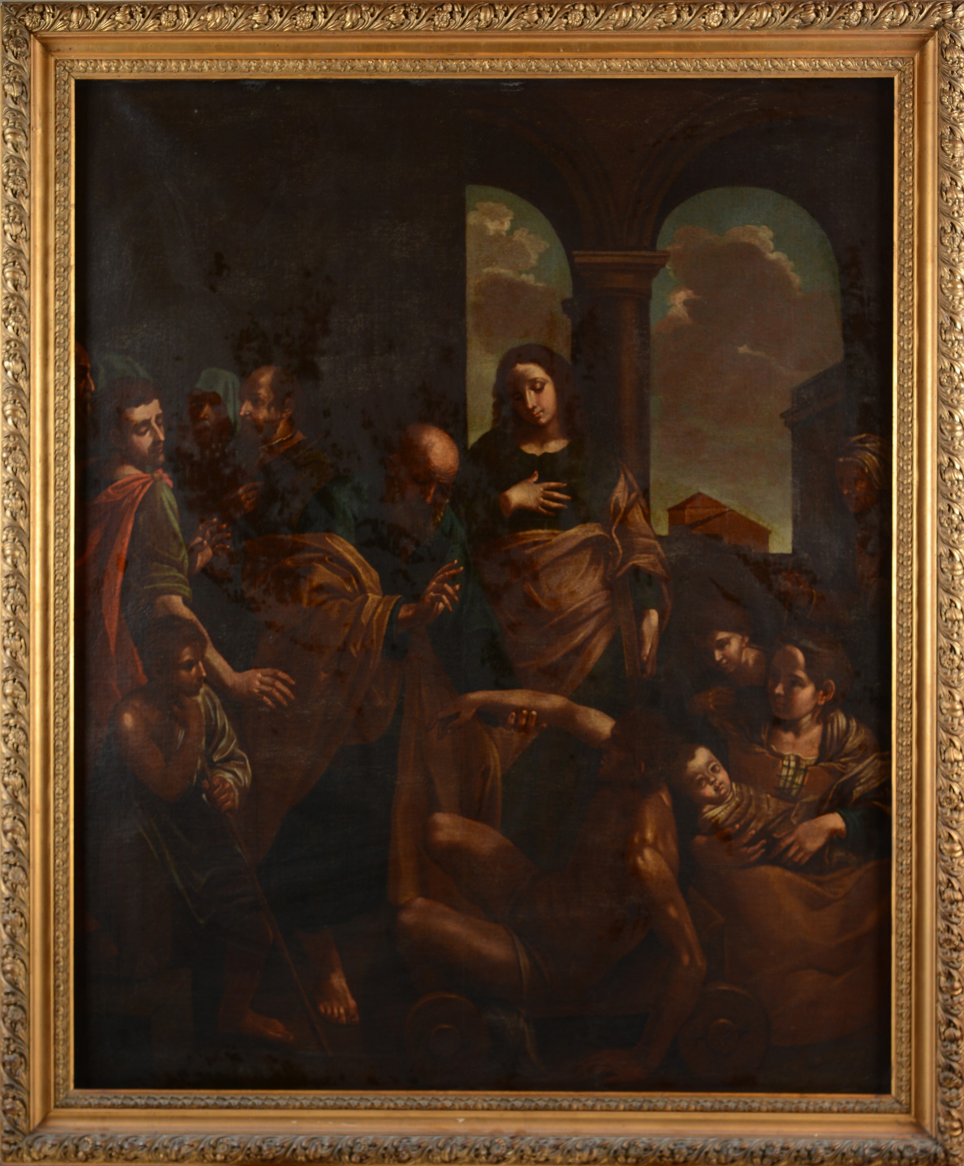 San Pietro guarisce lo storpio (da Simone Cantarini)