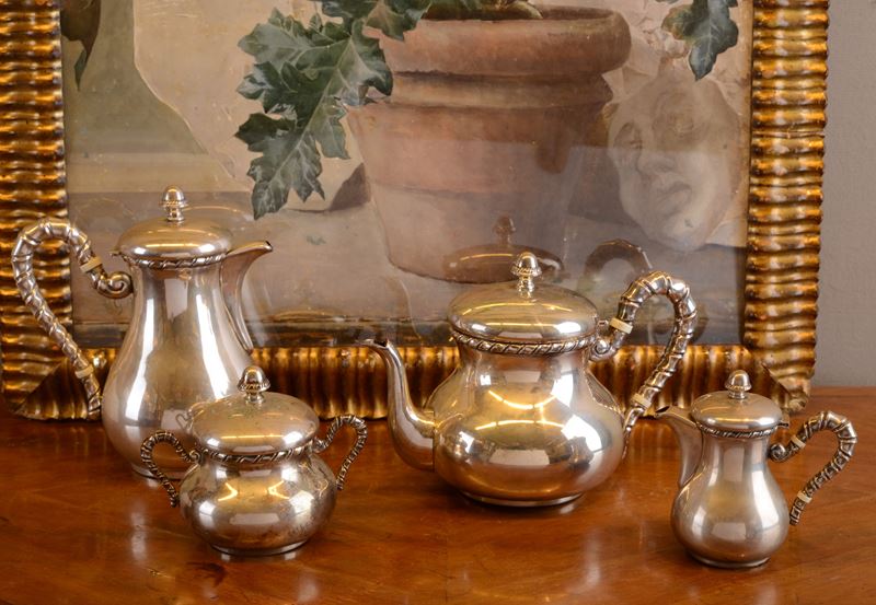 Set da Tè e da Caffè in Argento