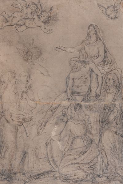 Cristo in Pietà con Angeli