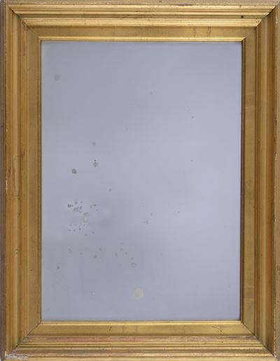 Cornice in Legno Dorato con Specchio