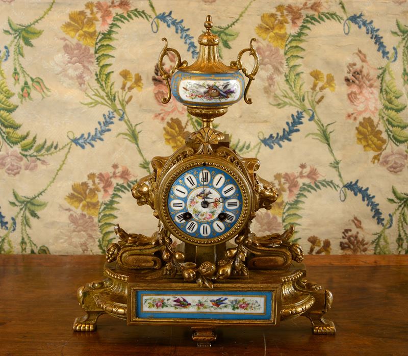 Orologio da Camino in Metallo