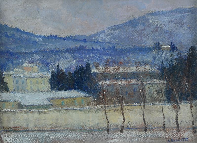 Aldo Augusto Baccinetti - Paesaggio Innevato