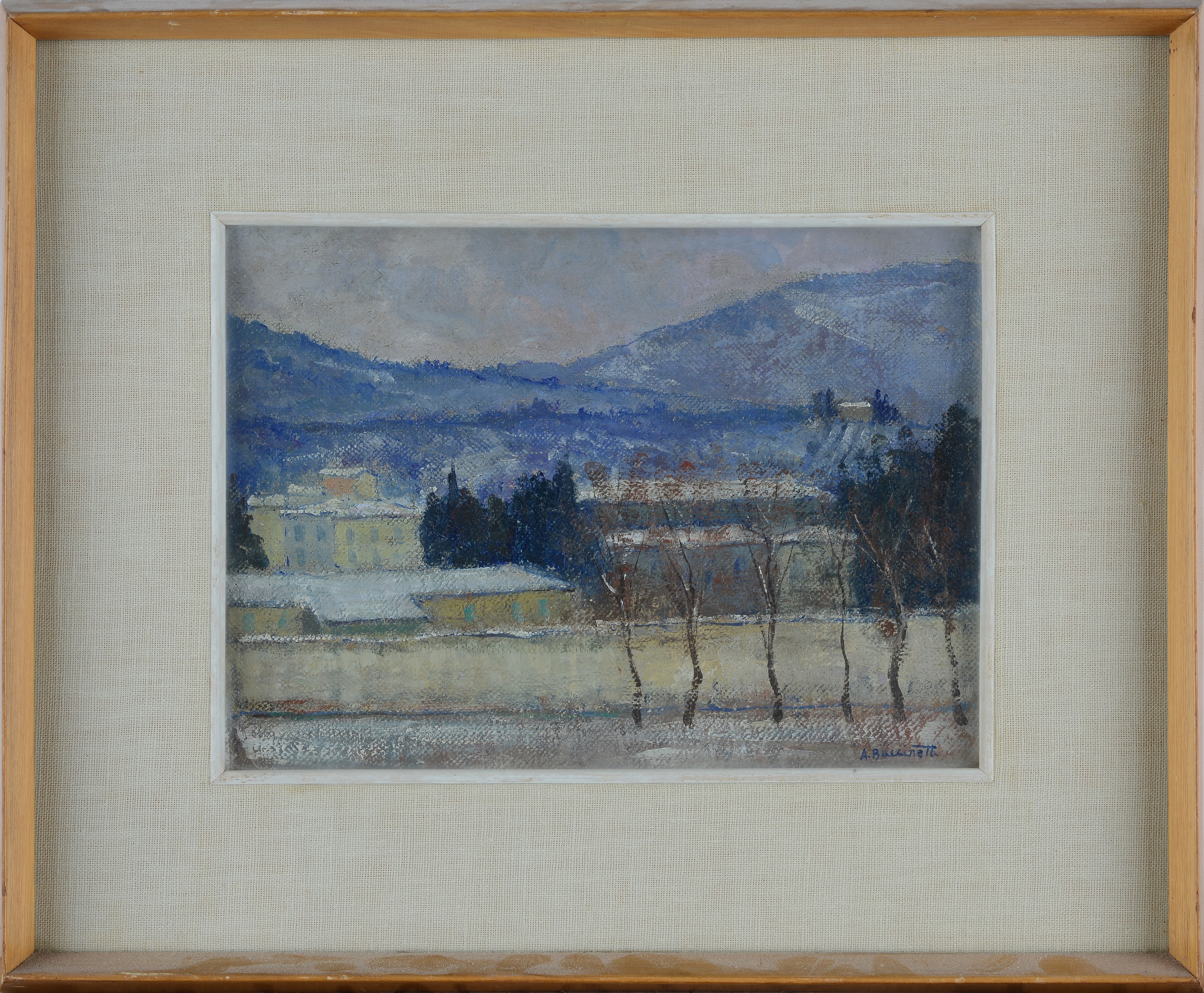 Aldo Augusto Baccinetti - Paesaggio Innevato