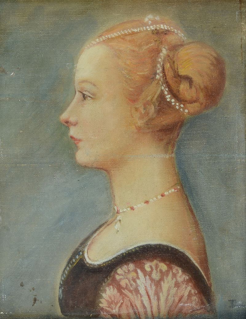 Ritratto di giovane dama (da Pollaiolo)