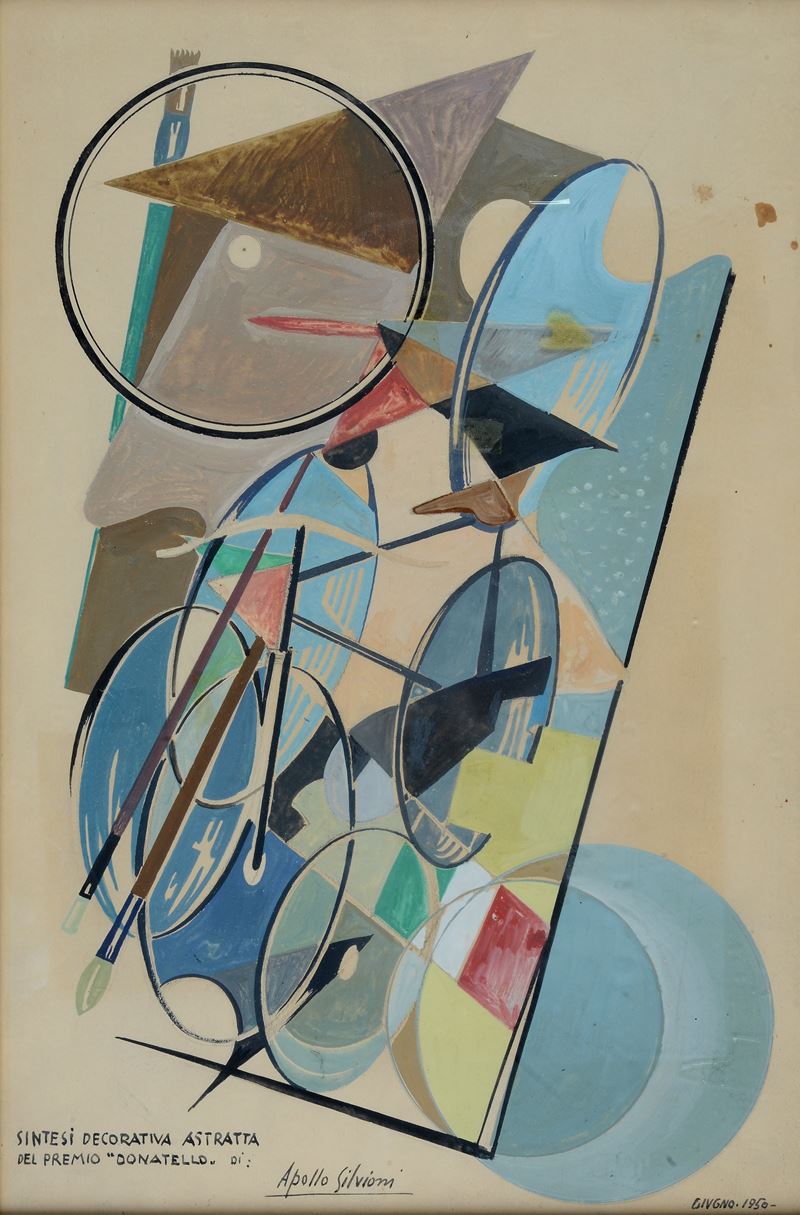 Silvio Polloni - Sintesi Decorativa Astratta del Premio Donatello