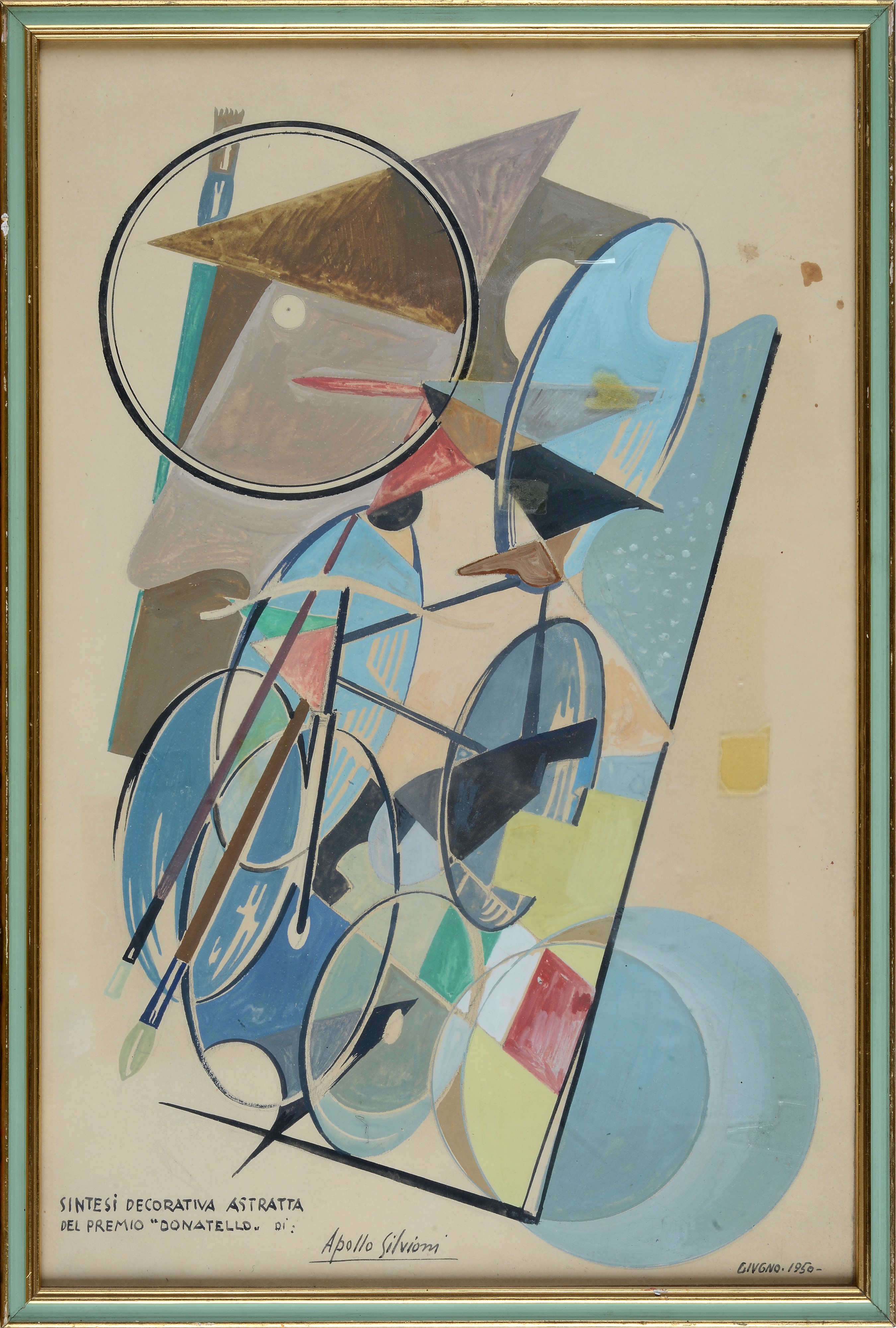 Silvio Polloni - Sintesi Decorativa Astratta del Premio Donatello