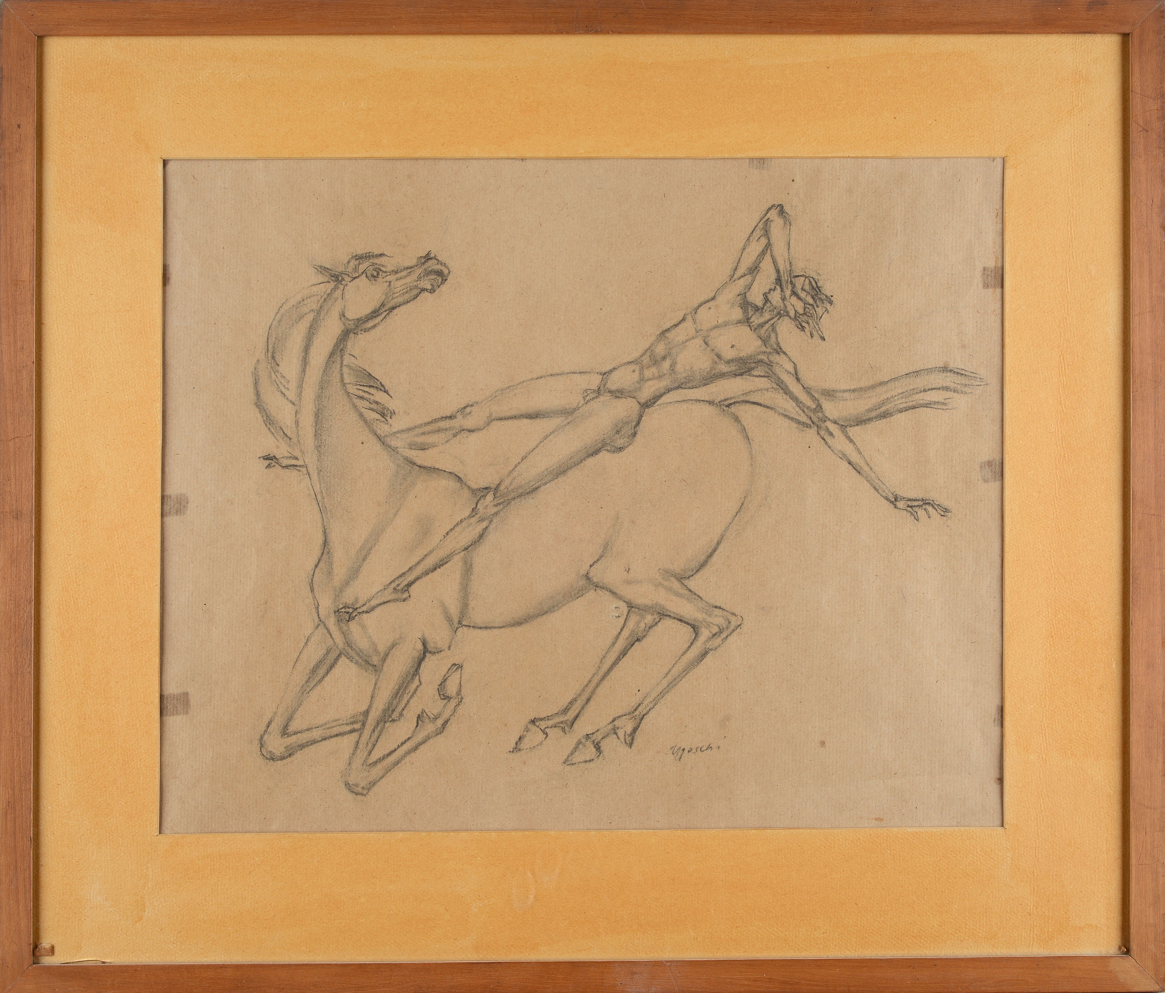 Mario Moschi - Cavallo e Cavaliere