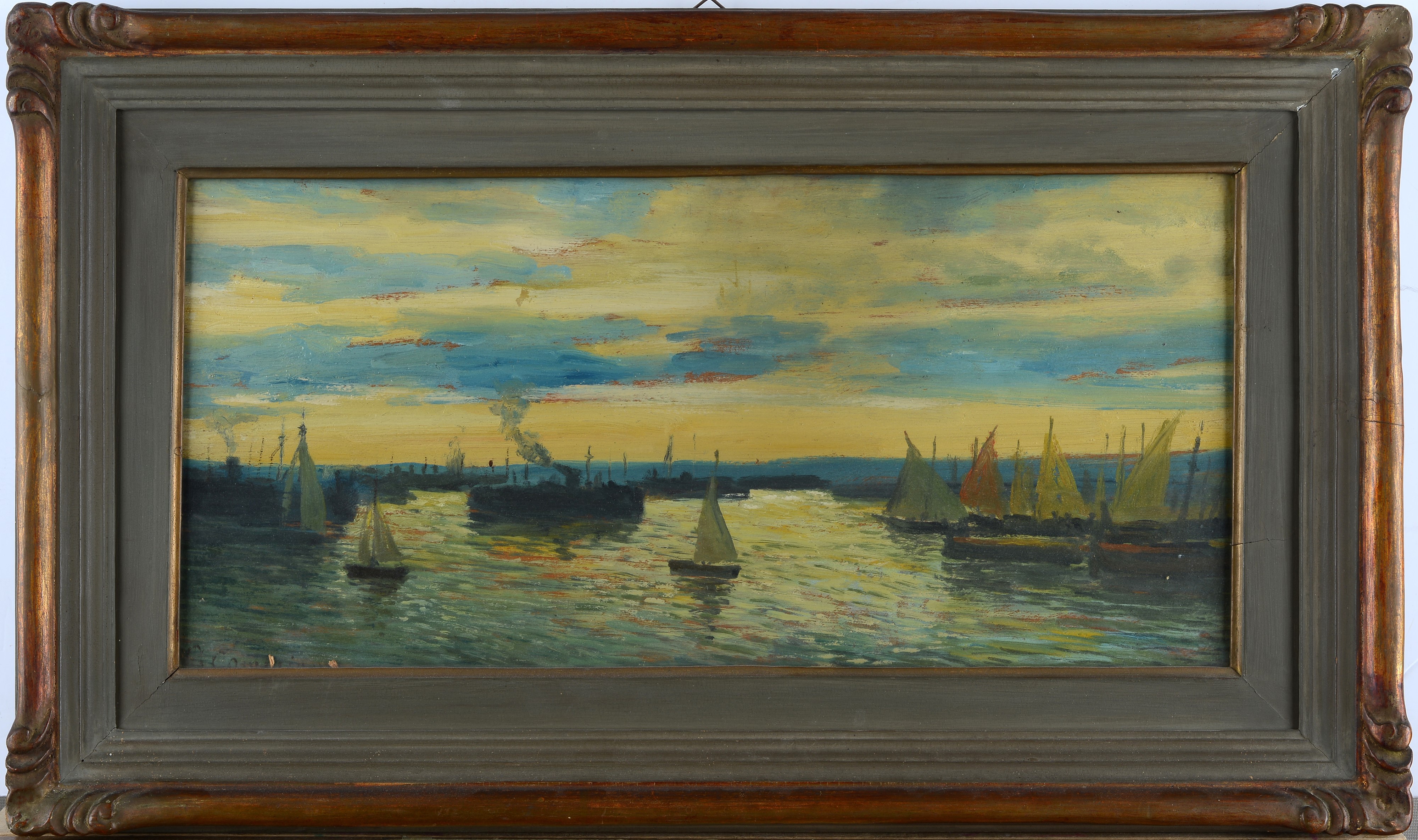 Giovanni Campriani - Barche in Laguna