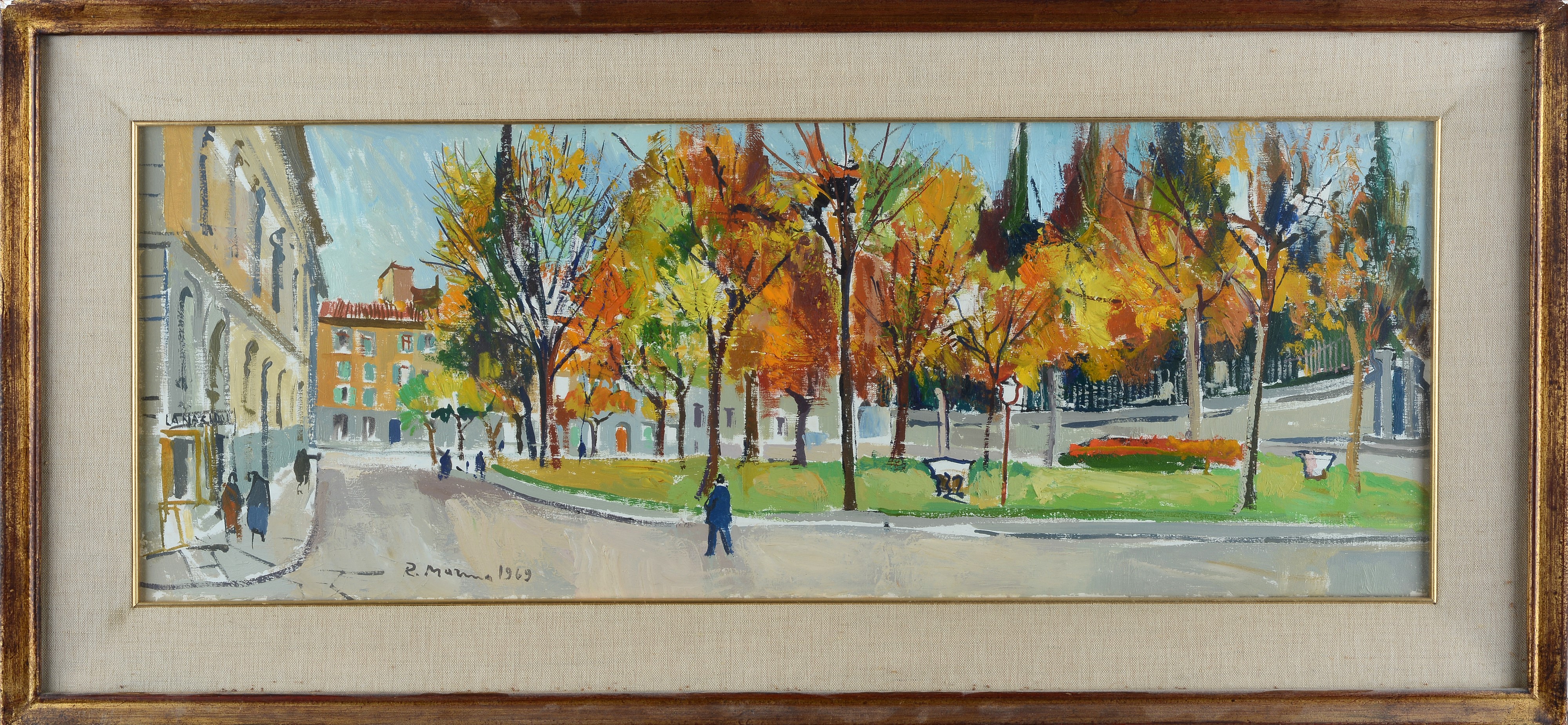 Rodolfo Marma - Autunno in Piazza Donatello