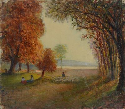 Paesaggio con Pastore e Gregge