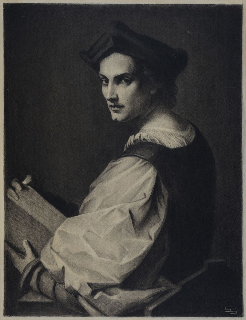 Anonimo, XX Sec. - Giovane con Libro (da Andrea del Sarto)