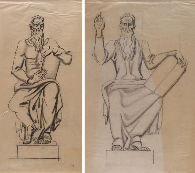 Mosè e Santo Evangelista