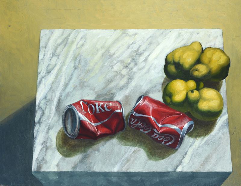 Fabio Aguzzi - Natura Morta con Pere e Lattine