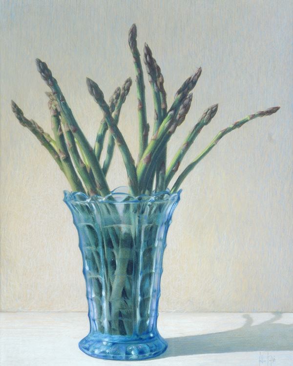 Fabio Aguzzi - Asparagi nel vaso blu