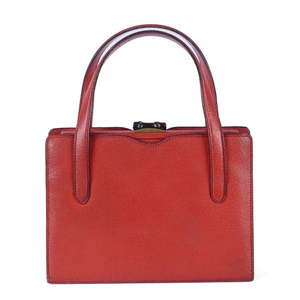 GUCCI - Borsetta in cinghiale rosso