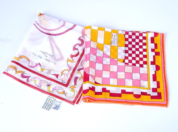 EMILIO PUCCI - Due gavroche in cotone