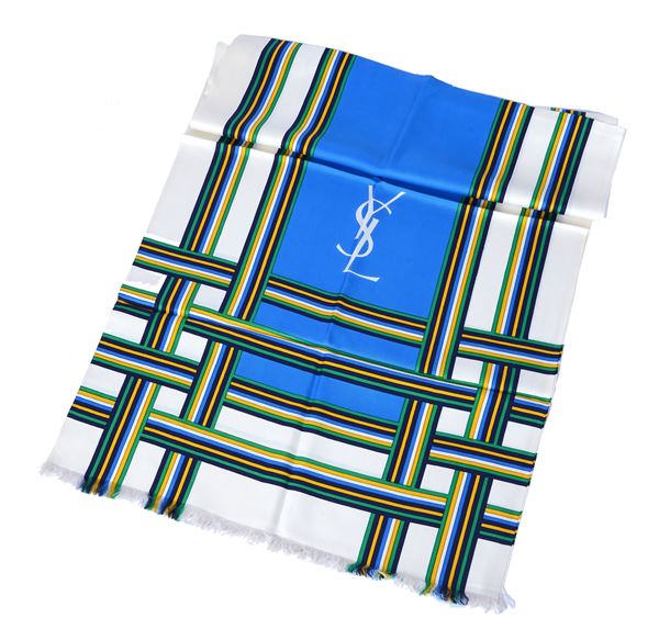 YVES SAINT LAURENT - Sciarpa in seta