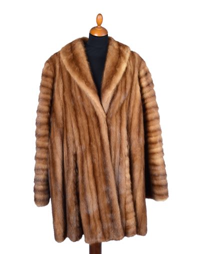 Cappotto in Visone Marrone