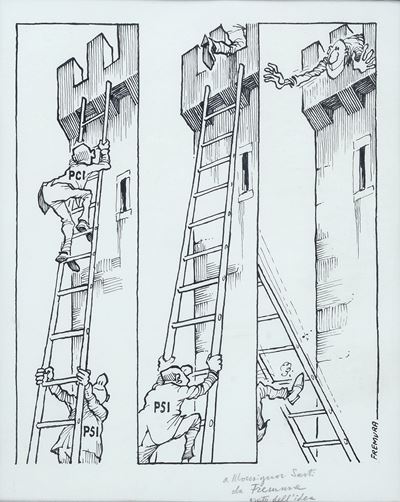 Bozzetto per Vignetta di Satira Politica