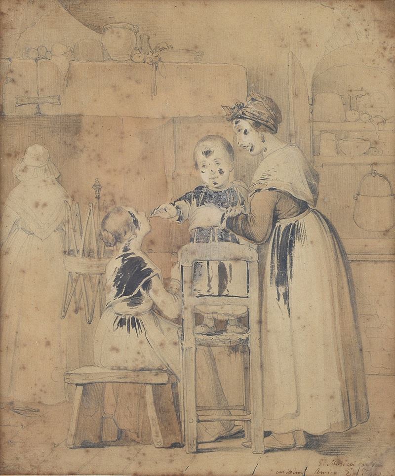 Giuseppe Moricci - Scena Familiare