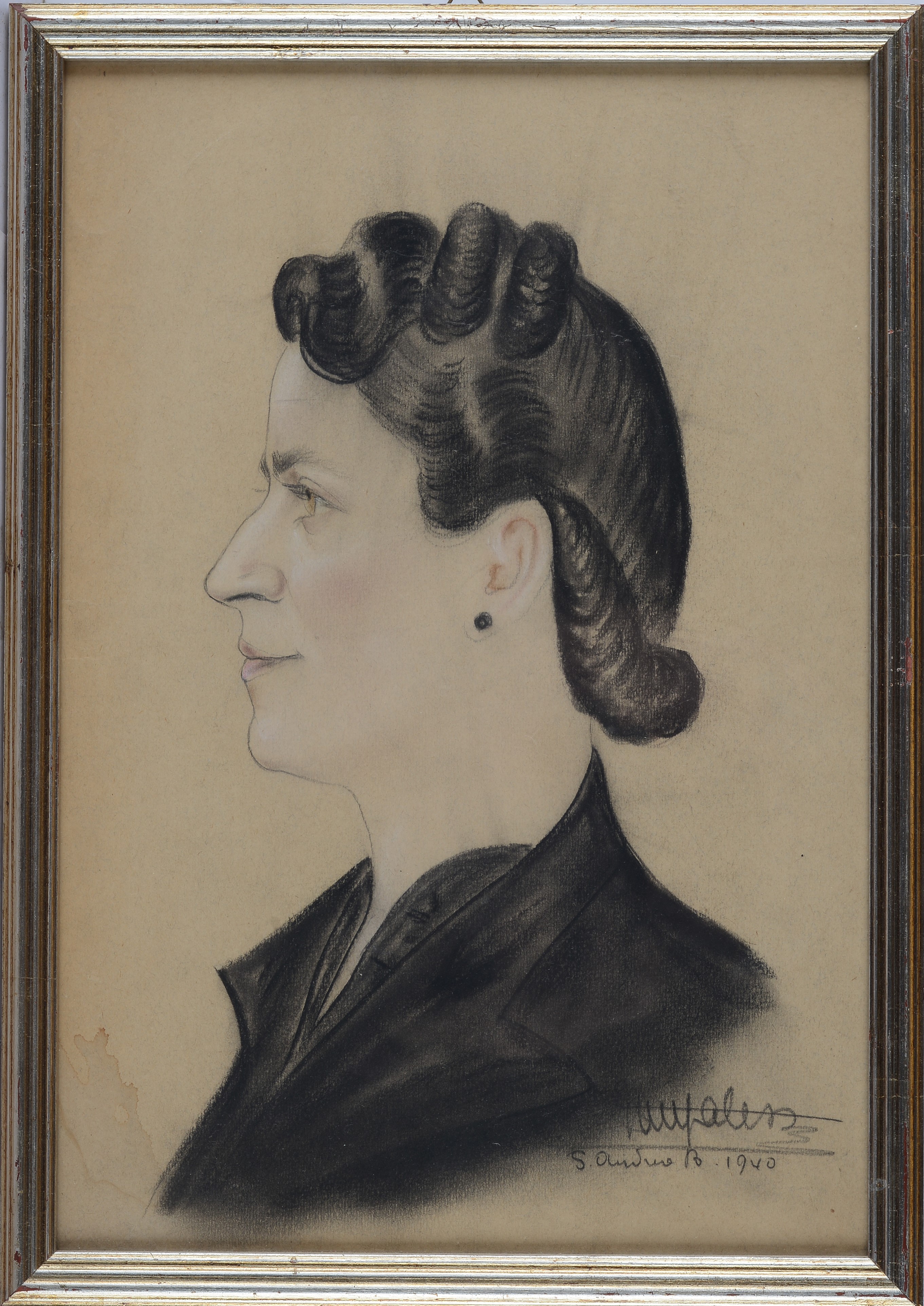 Caricatura di Signore e Ritratto di Signora