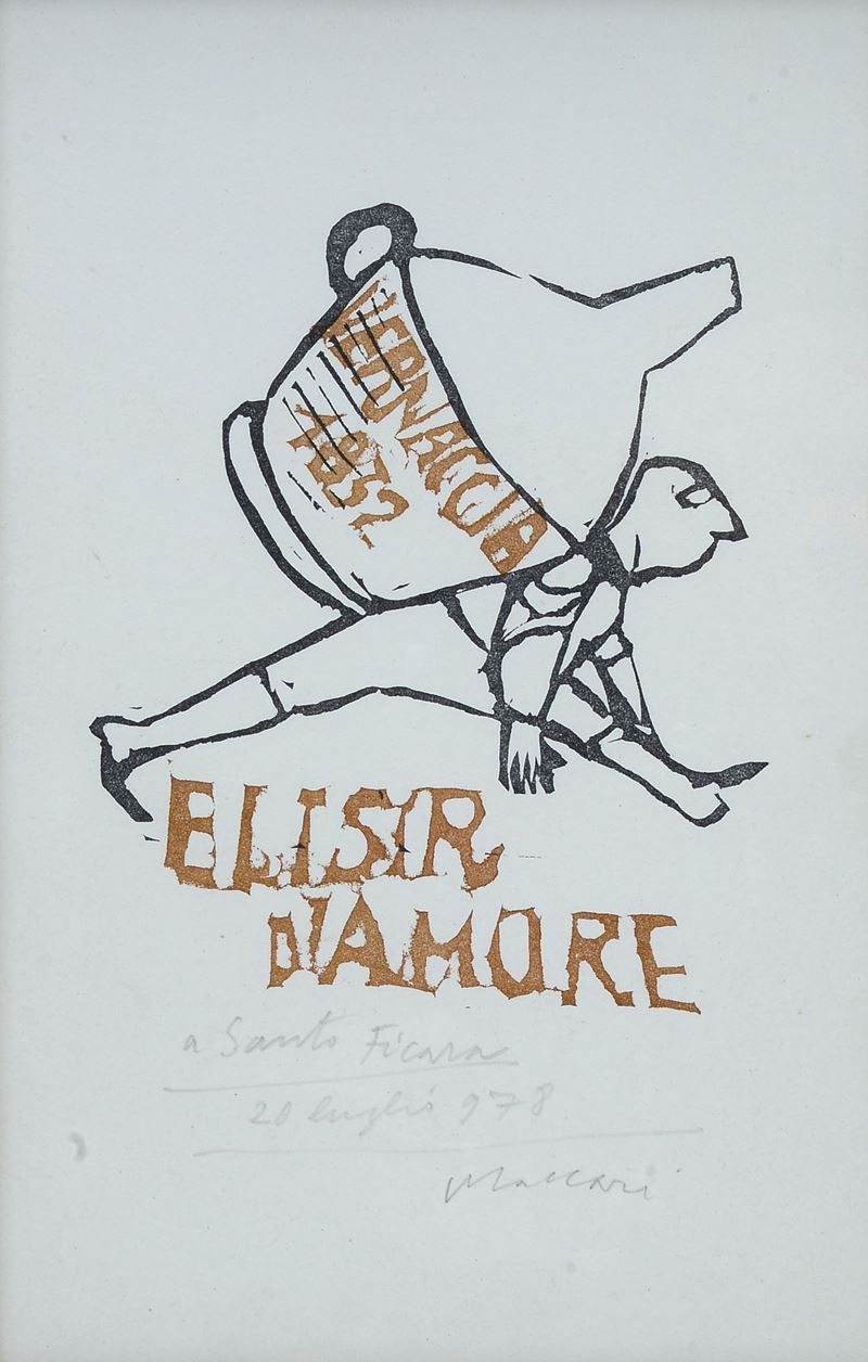 Mino Maccari - Elisir D'amore