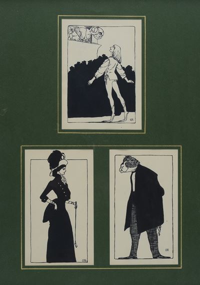 Tre Figure Caricaturali