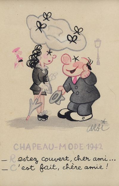 Chapeau-mode 1942