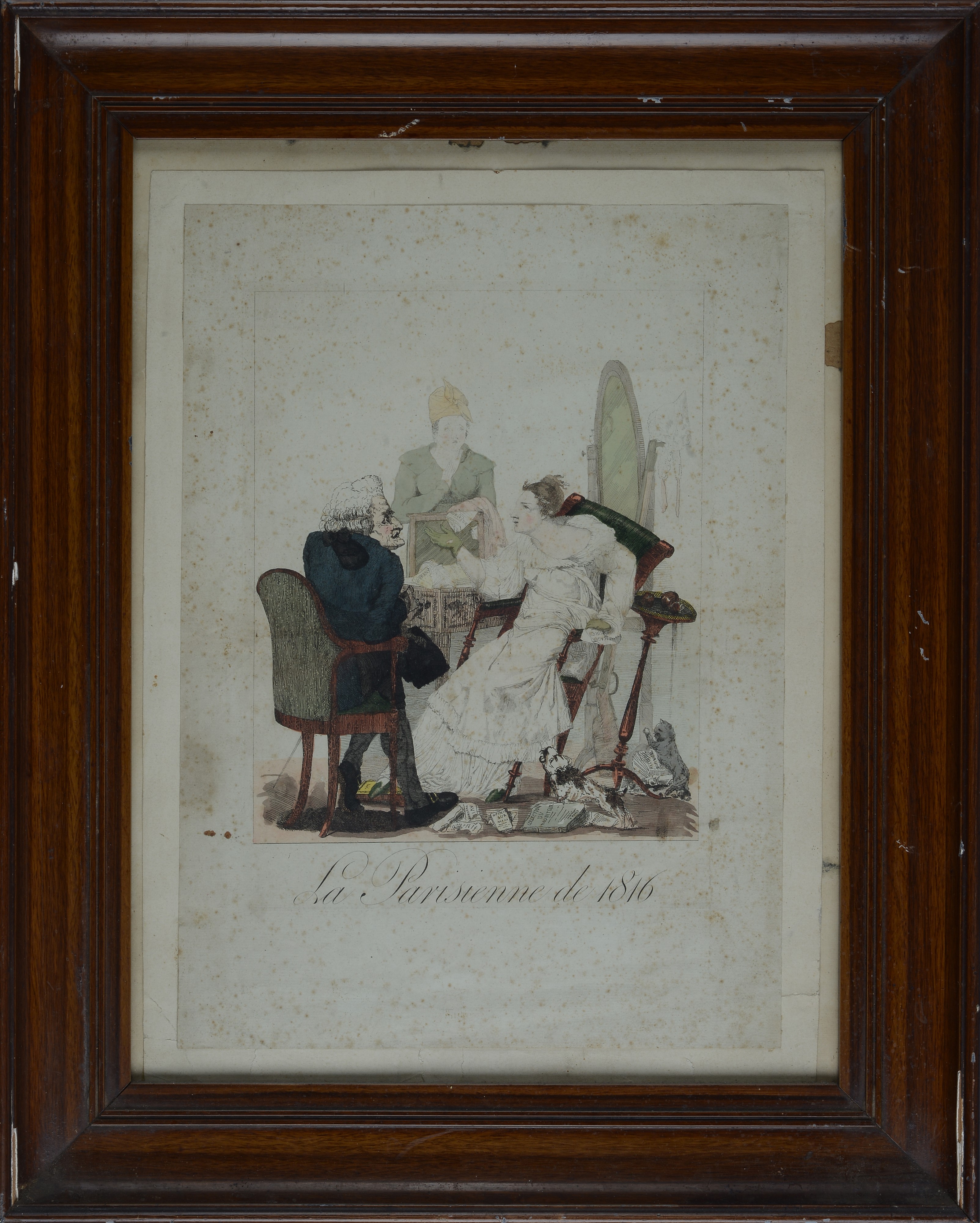 Scuola Francese, XIX Sec. - La Parisienne De 1816