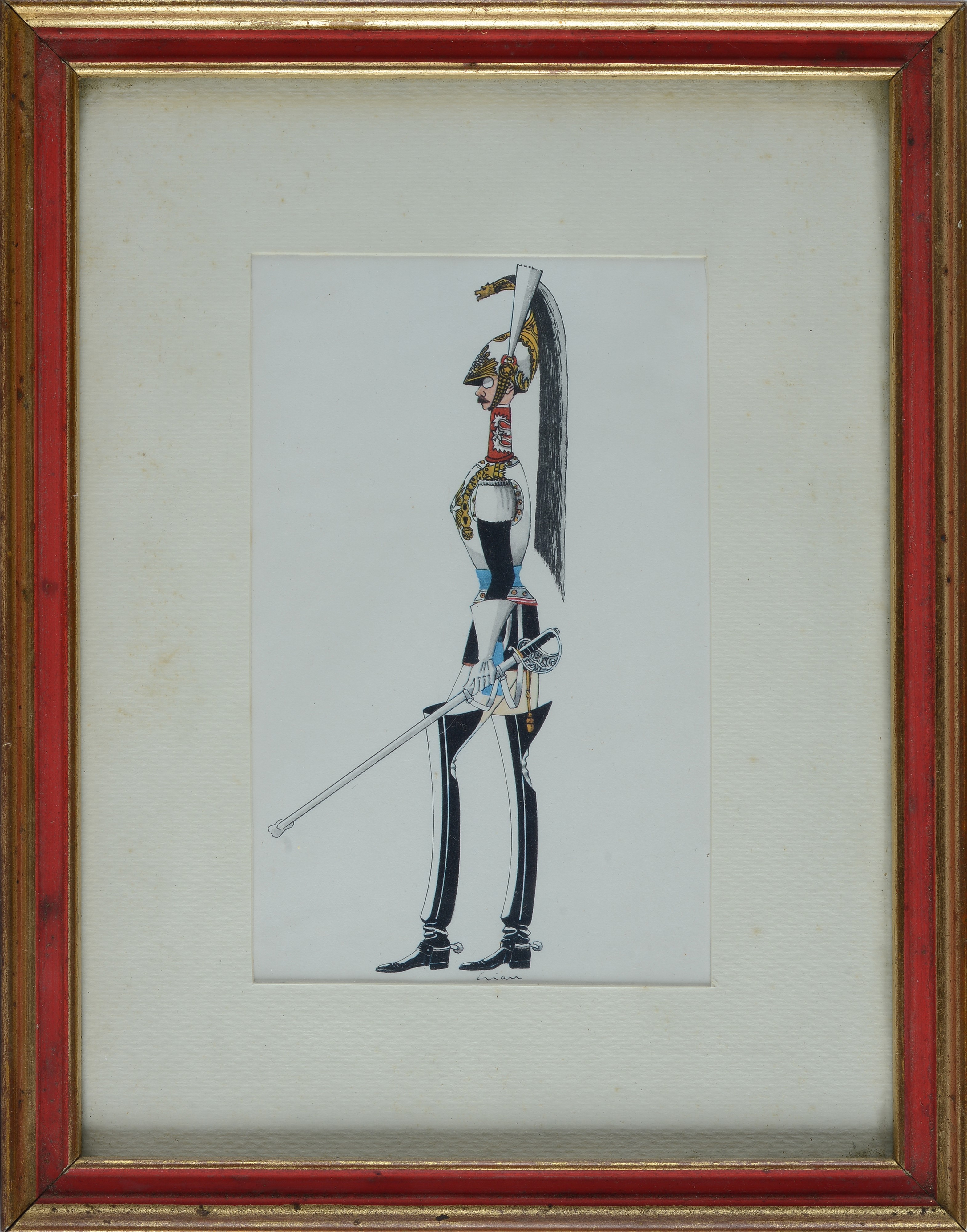 Caricatura di Corazziere