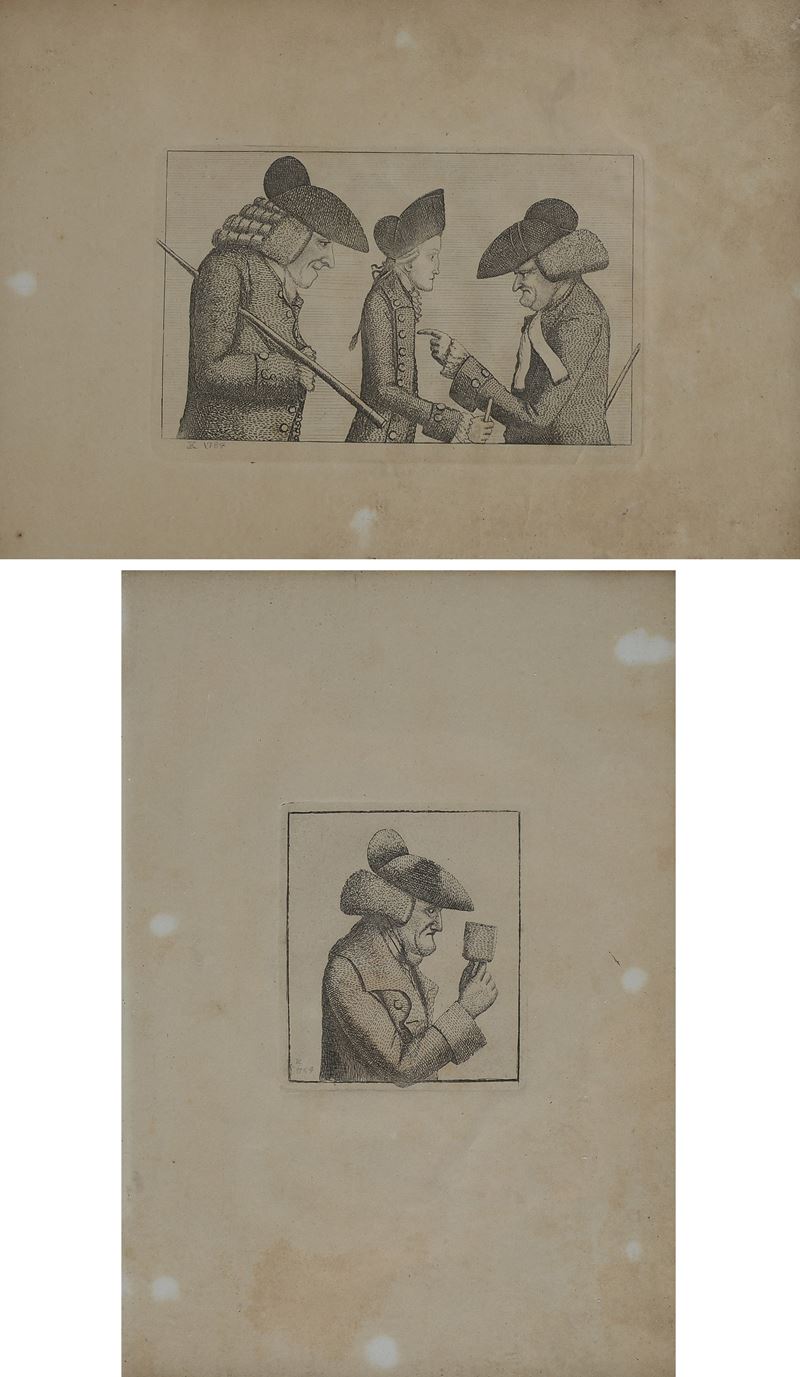 Caricature di Gentiluomini