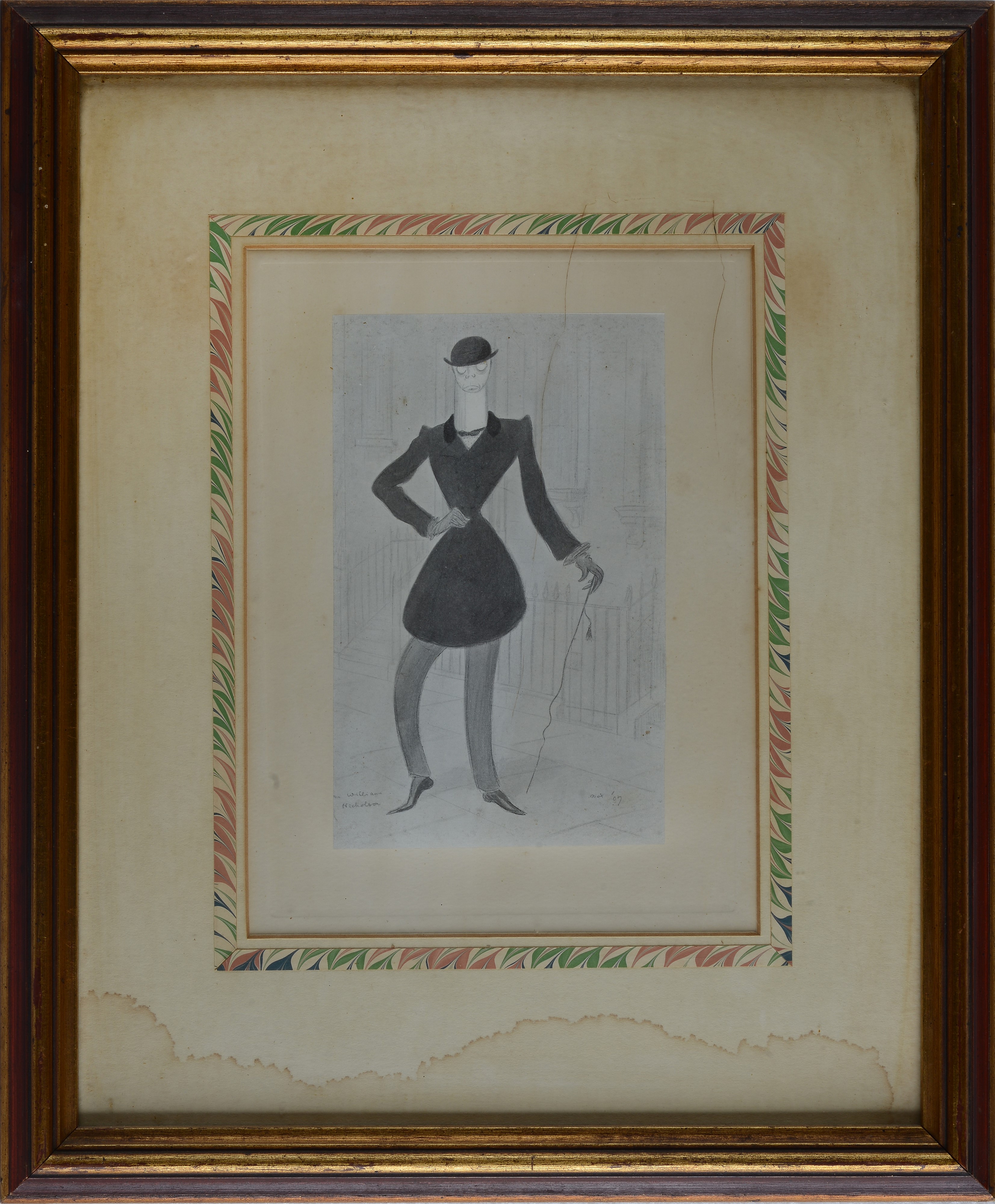 William Nicholson - Caricatura di Gentiluomo