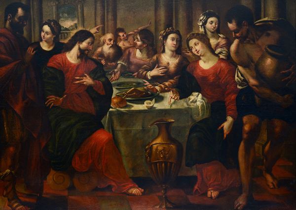 Scuola Fiamminga, XVII sec. - Nozze di Cana