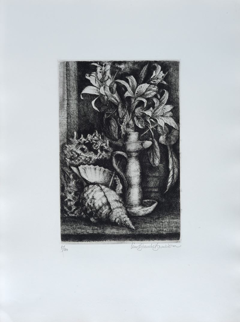 Lino Bianchi Barriviera - Gigli, Candeliere, Conchiglia