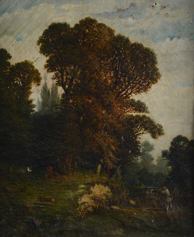 Paesaggio con Cacciatore