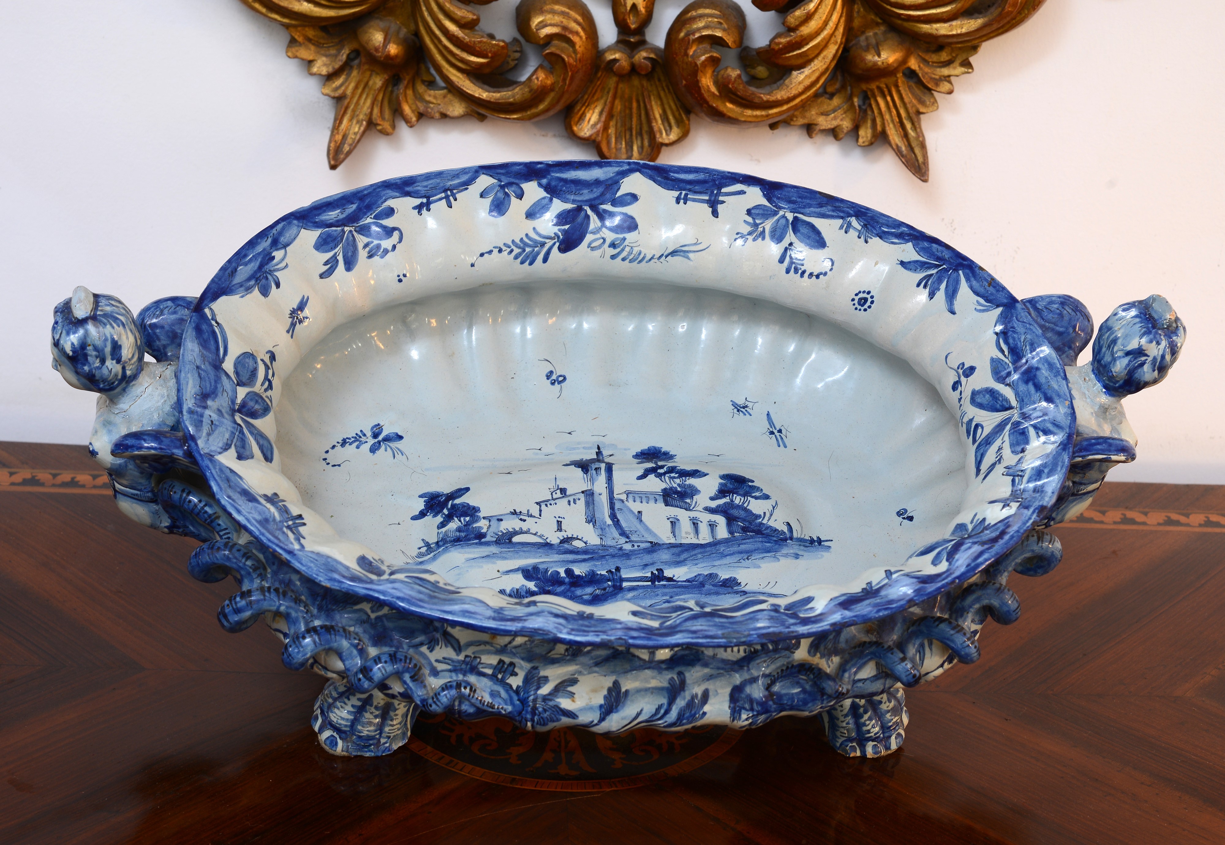 Grande Centrotavola in Ceramica, Cantagalli