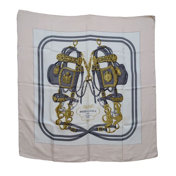 HERM&#200;S - Foulard in seta “Brides de Gala”