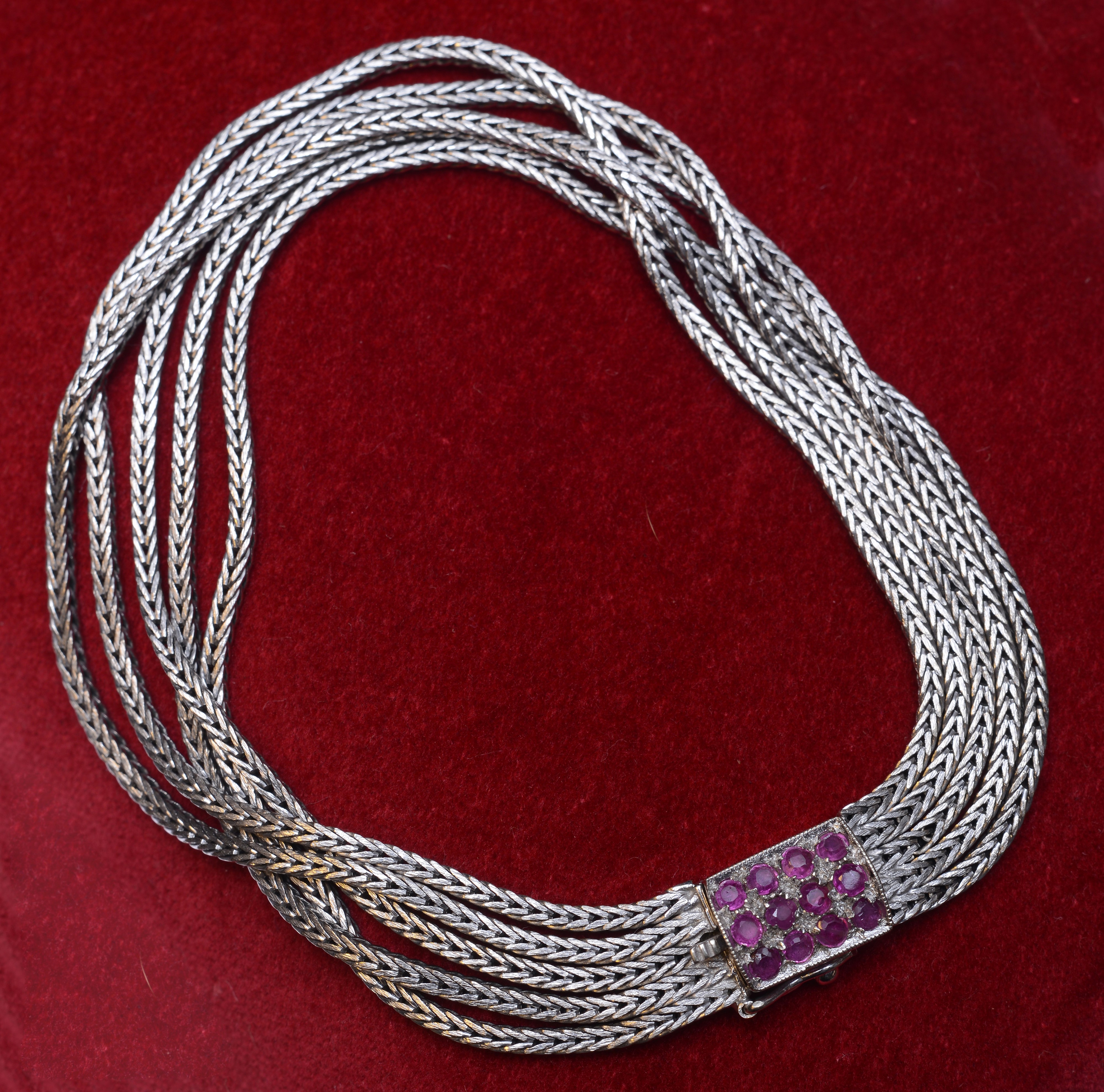 Bracciale in Oro Bianco 18 Kt