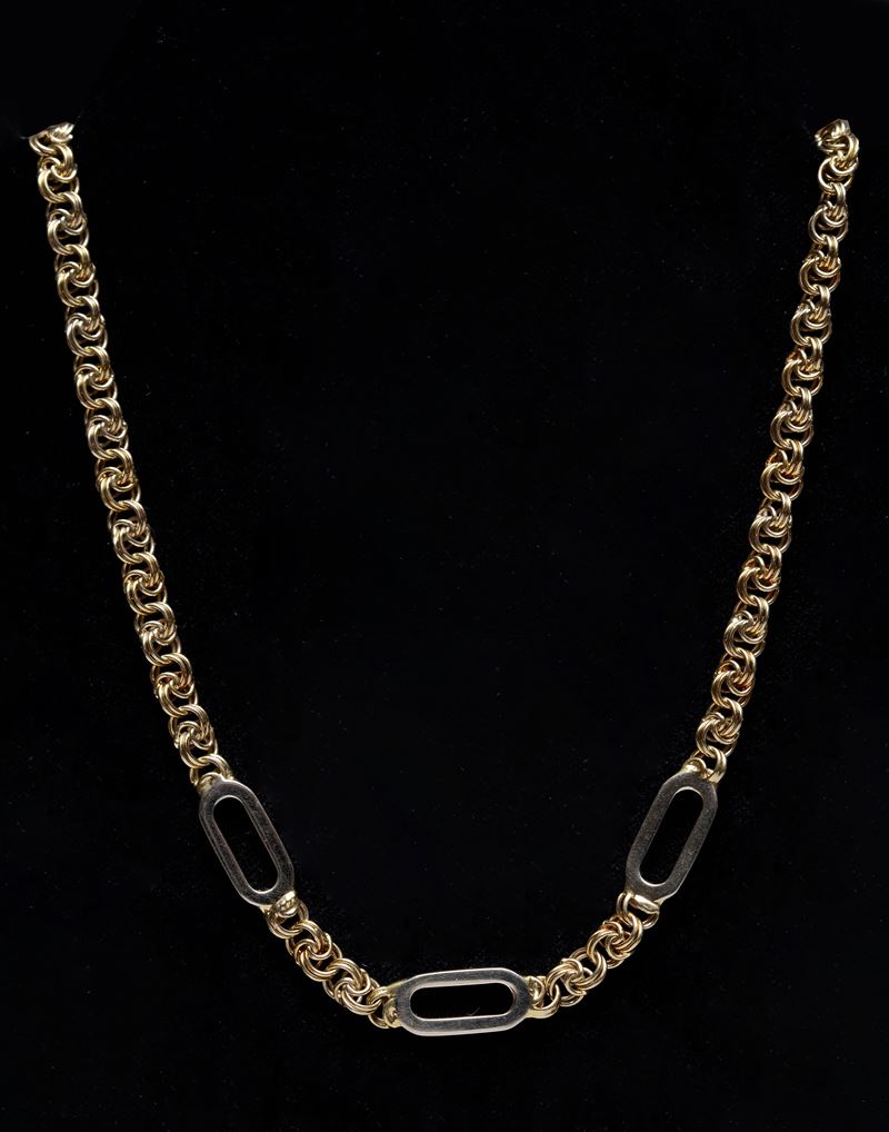 Collana in Oro Giallo, 18 Kt