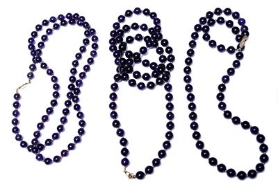 Lotto di Tre Collane in Ametista