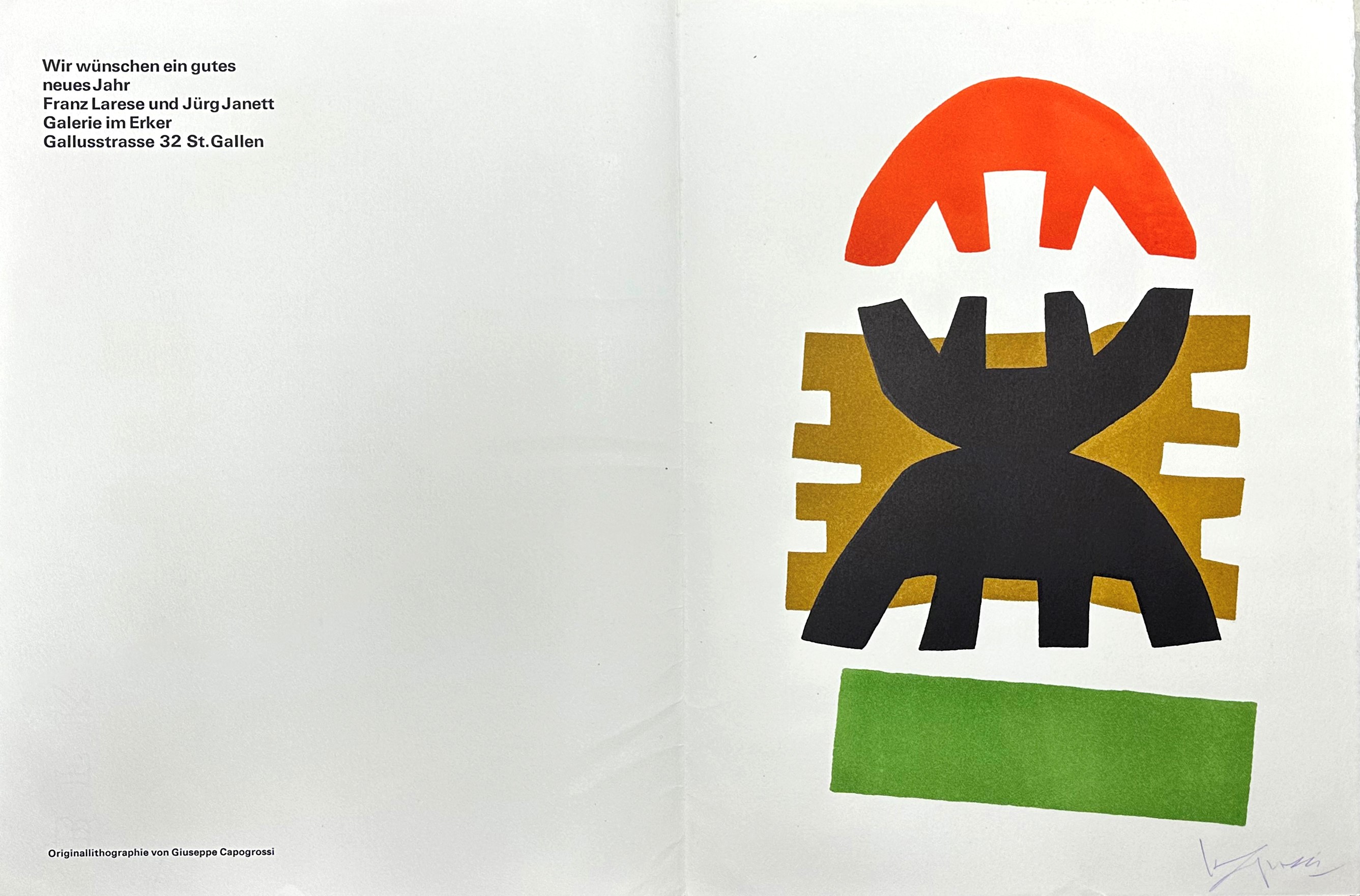 Giuseppe Capogrossi - Erker Gallery Greeting Card