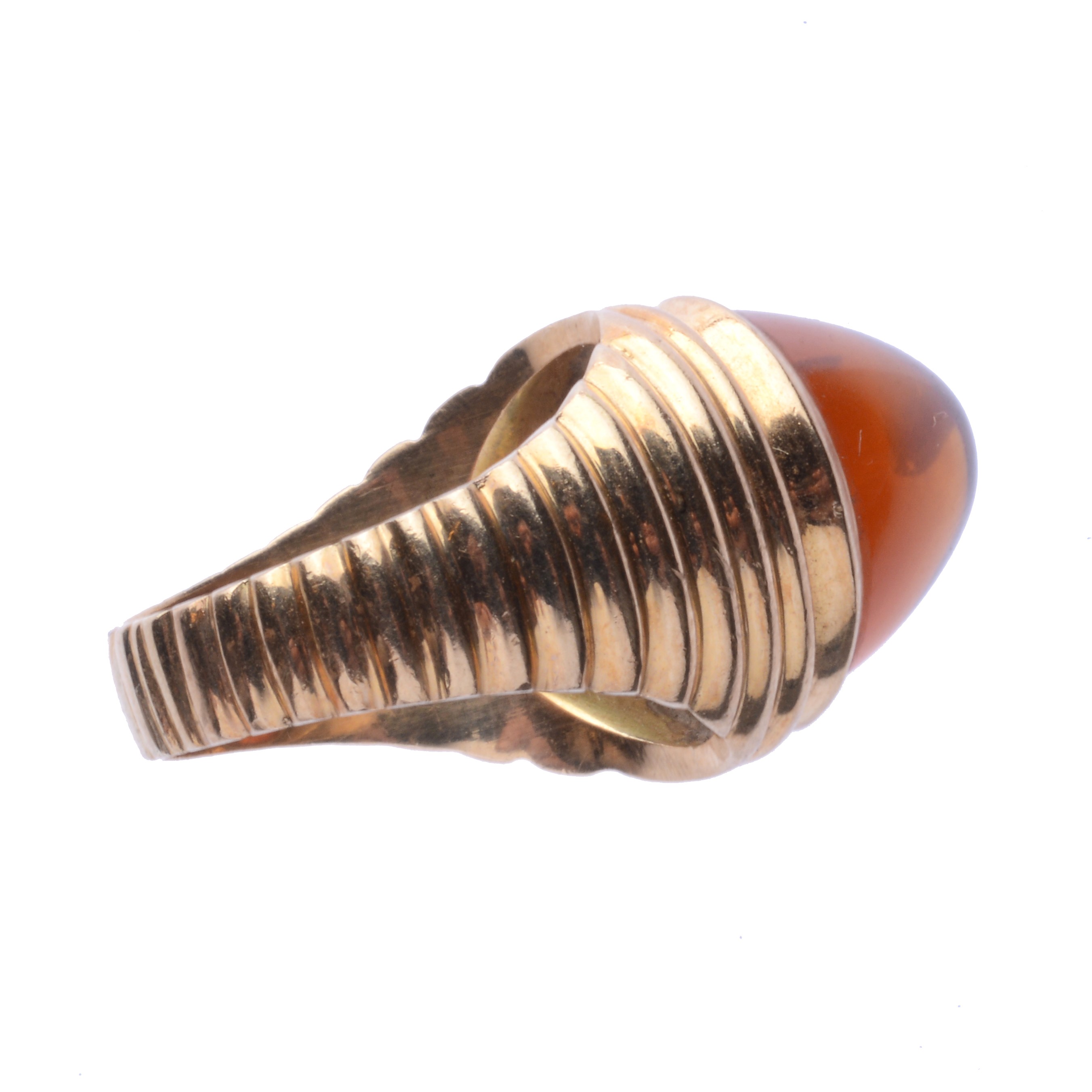 Anello con Quarzo Fumé