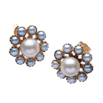 Orecchini a Margherita con Perle