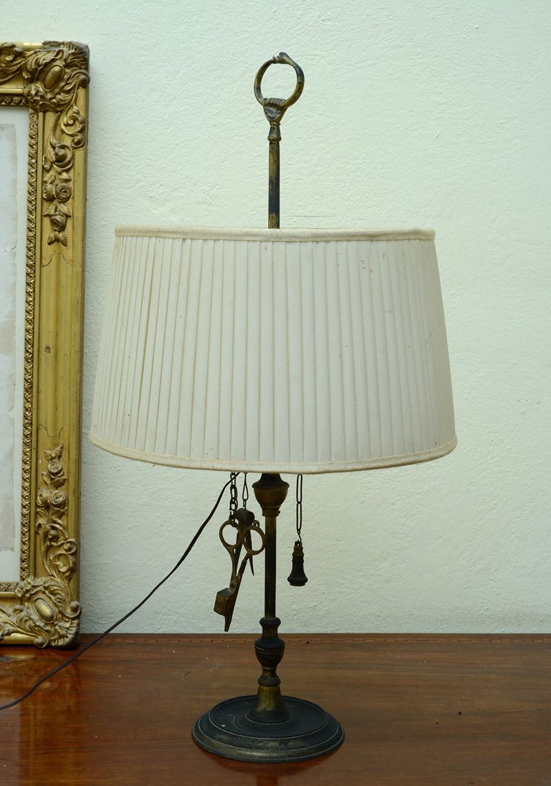 Torciera fiorentina in ottone