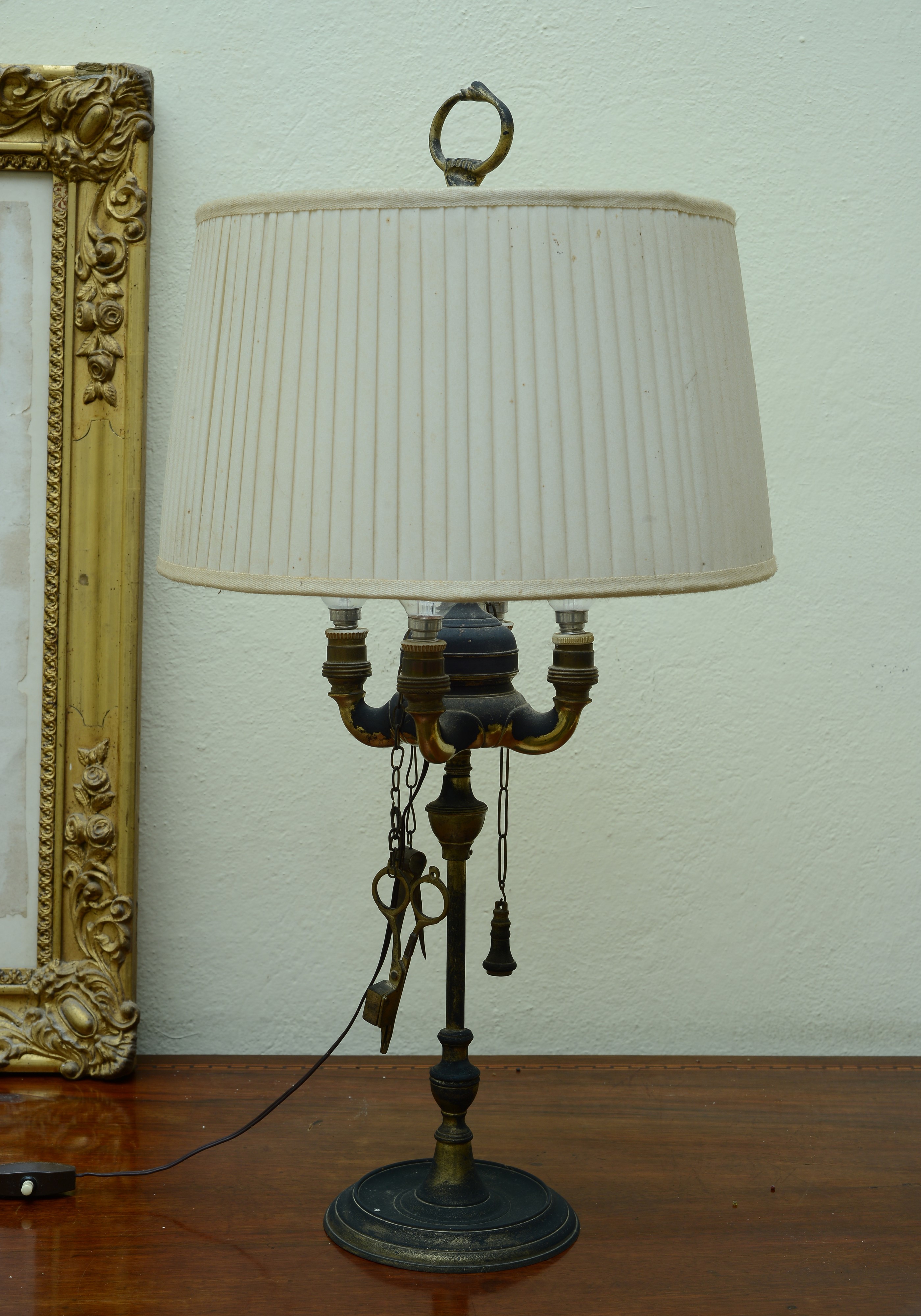 Torciera fiorentina in ottone