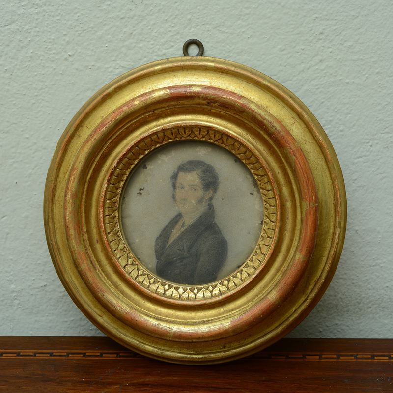 Anonimo, Inizi XIX Sec. - Ritratto Virile
