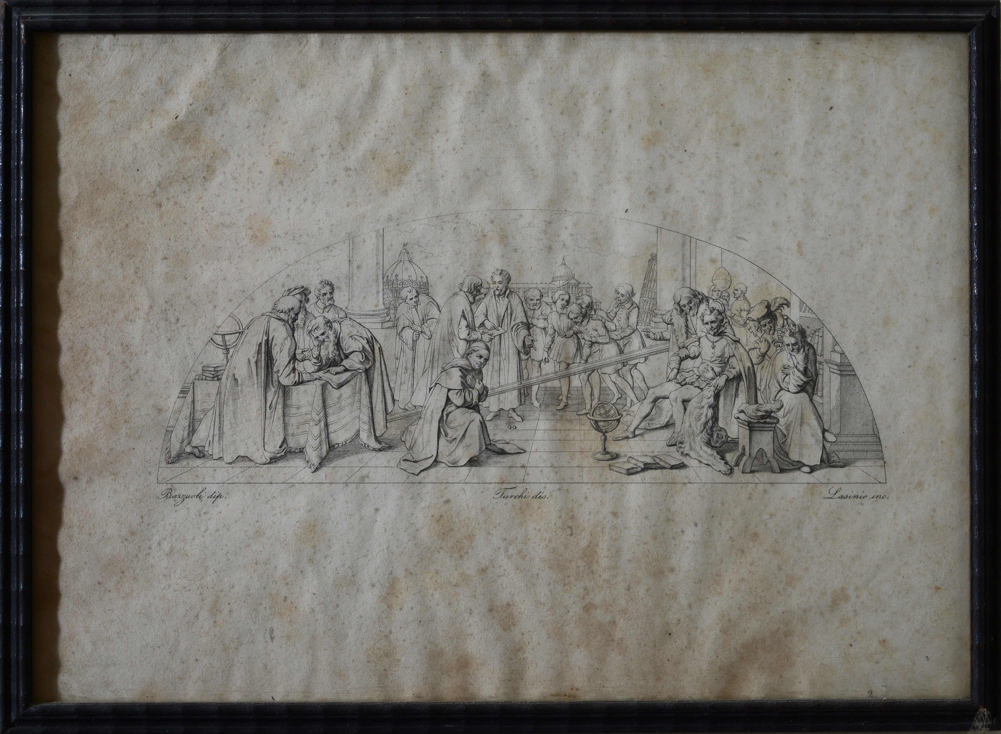 Serie di otto incisioni, con soggetti architettonici