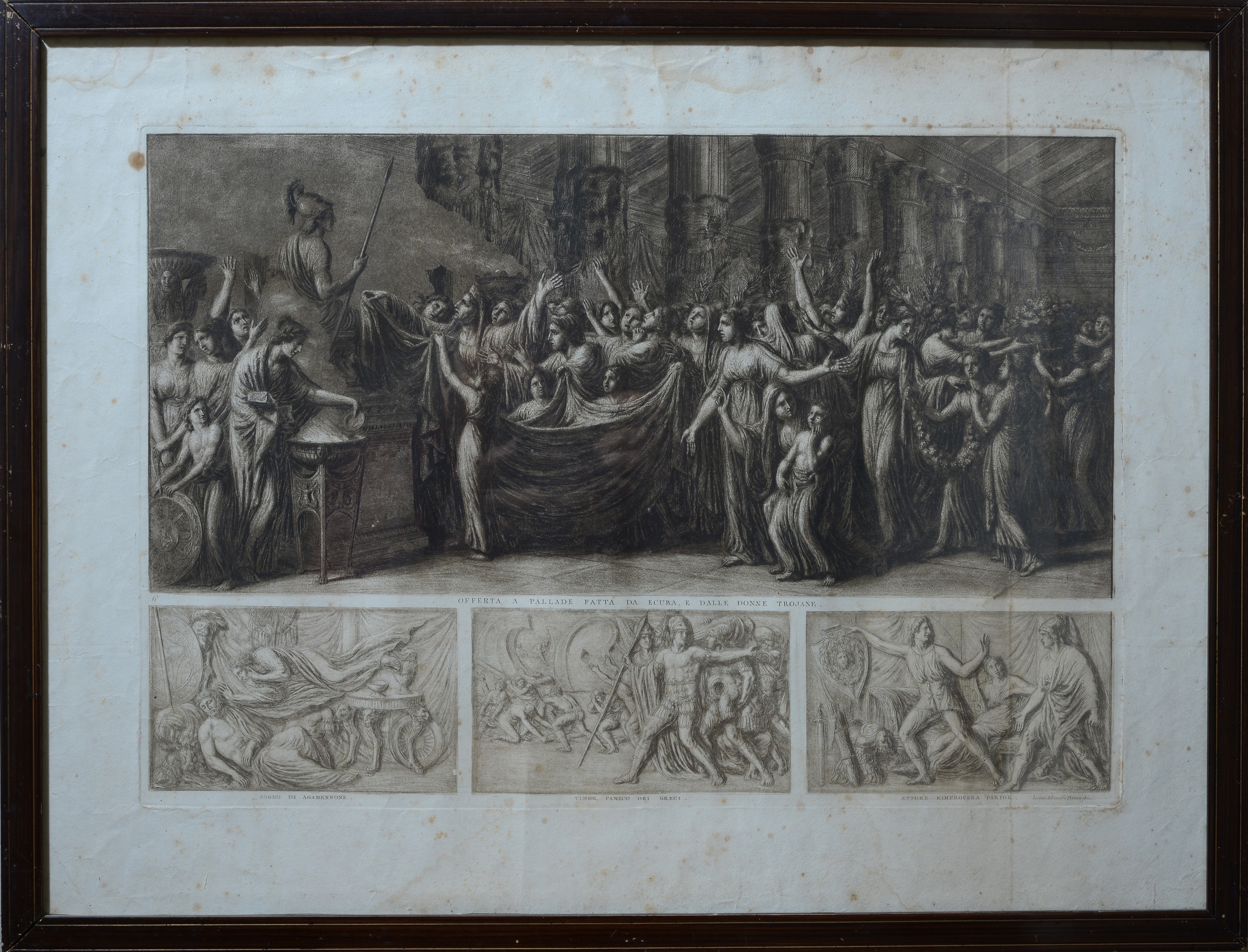 Serie di sette stampe