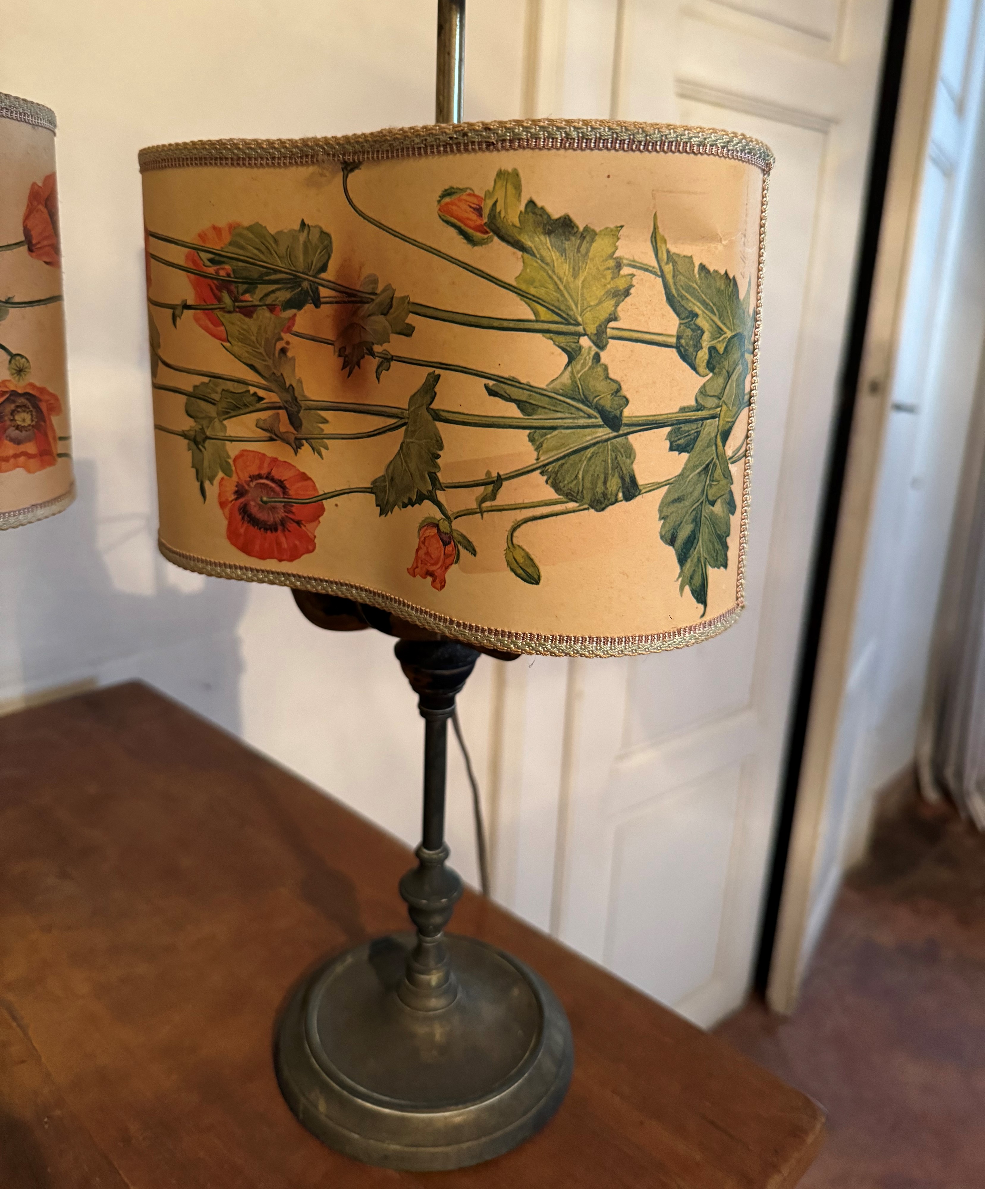 Due lucerne in bronzo