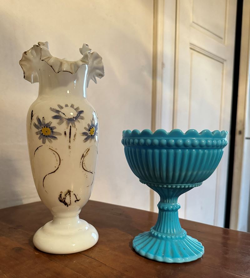 Vaso e Porta Bon Bon in Vetro